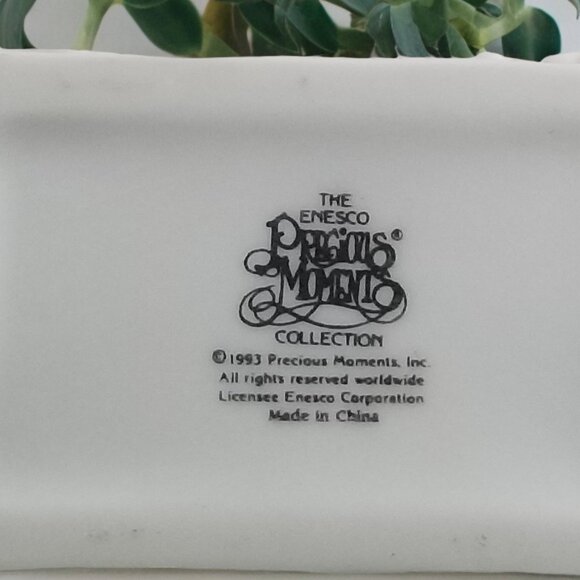 Precious Moments Porcelain Gift Bag VTG Figurine Good Friends Are Forever 1993 - Picture 13 of 14